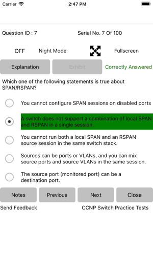 Exam Sim For CCNP® Switch(圖9)-速報App