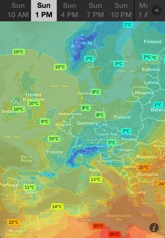 Скриншот из WeatherMap+