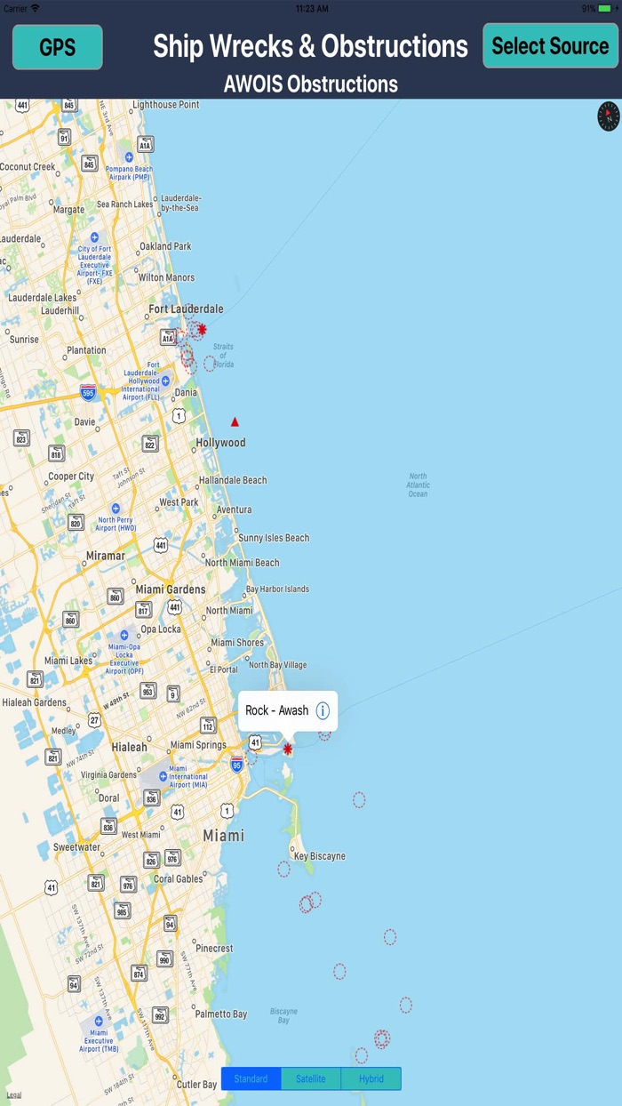 US Ships  Wreck Obstructions