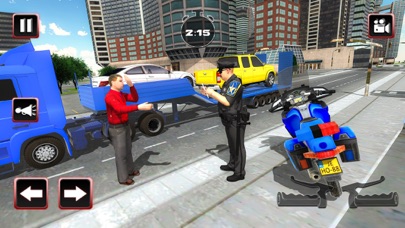 Traffic Cop Motorbike Rider 3D screenshot 2