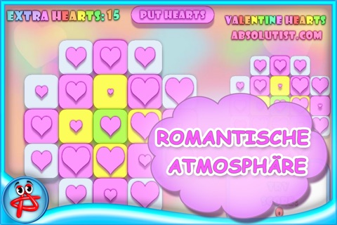 Valentine Hearts Collapse Game screenshot 4