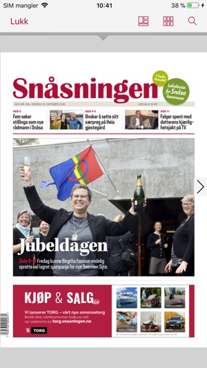 Snåsningen  eAvis(圖2)-速報App