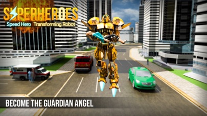 Robots Vs City Survival Hero screenshot 2