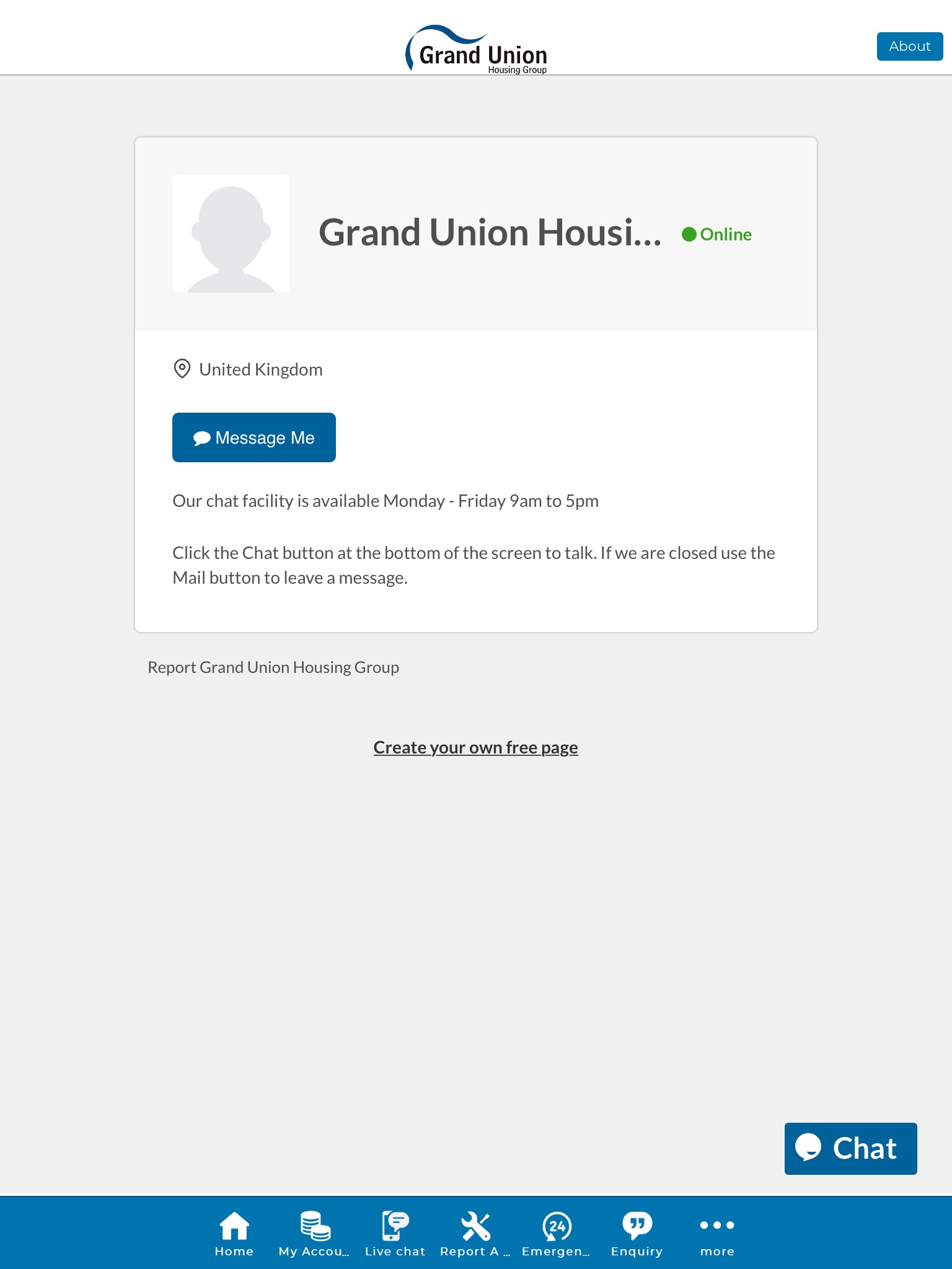 Grand Union Housing Group screenshot 3