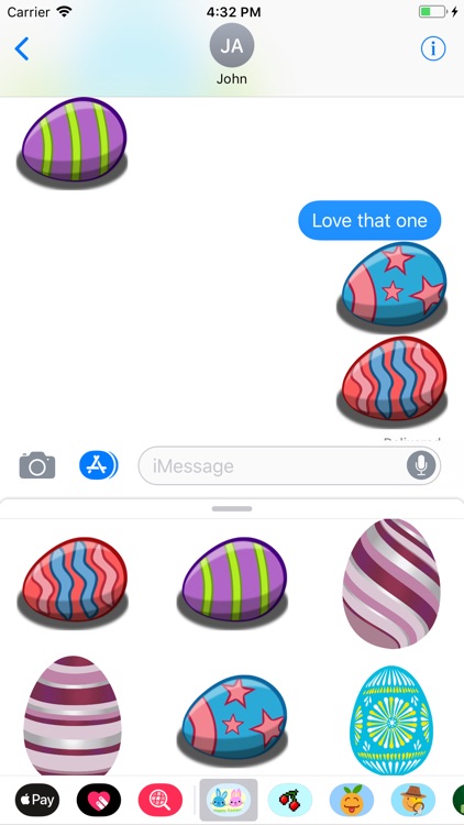 Easter Bunny & Egg Stickers