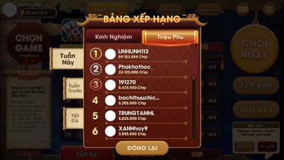Cổng game đánh bài Thập Thành 1.1 IOS -