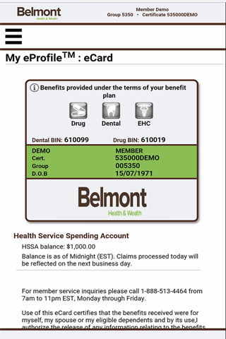 Belmont Mobile screenshot 2