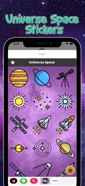 Universe Space Stickers(圖3)-速報App