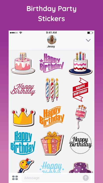 Happy Birthday Emoji Sticker screenshot 3