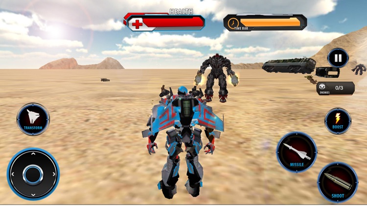 Prime Mech Robot Air War screenshot-3