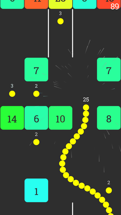Snake vs Number Blocks screenshot 2