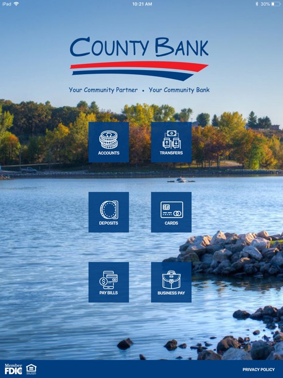 County Bank BIZ for iPad