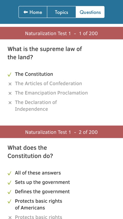 US Citizenship Test Questions