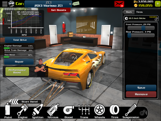 EV3 - Multiplayer Drag Racing для iPad