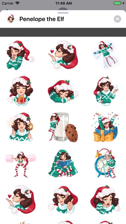 Penelope the Elf stickers pack