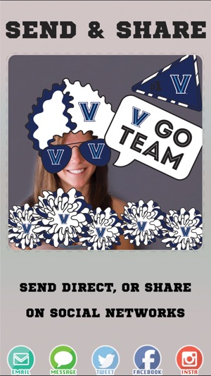 Villanova Wildcats Selfie Stickers(圖4)-速報App