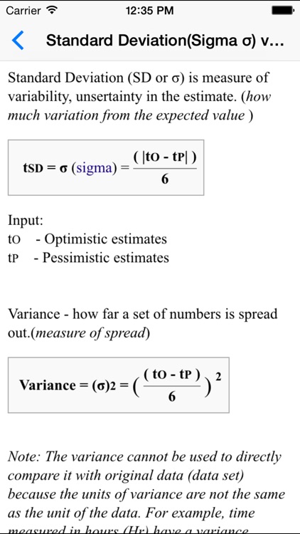 PM Formulas (PMP exam prep) by Alexandre Petrov