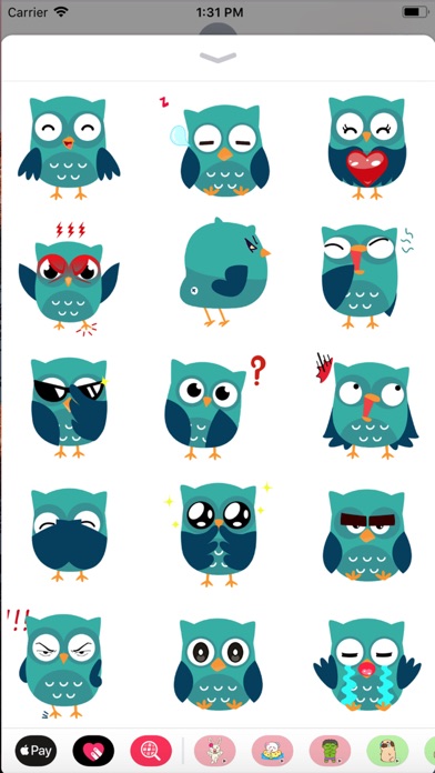 Gypsy - Owl Emoji GIF screenshot 2