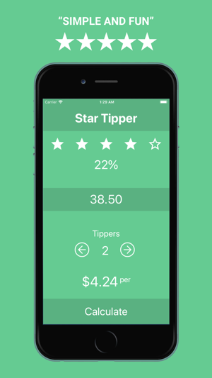 Star Tipper - Tip Calculator(圖2)-速報App