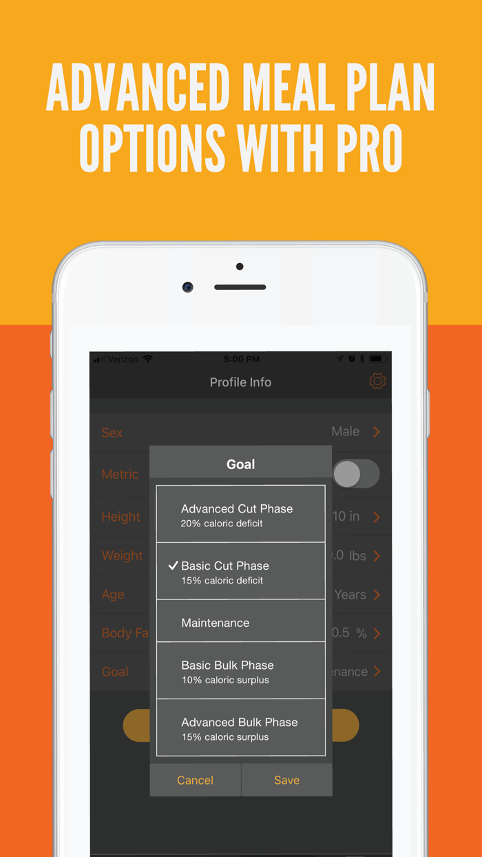 Carb Cycling Meal Planner