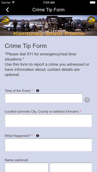 Kentucky State Police screenshot 3
