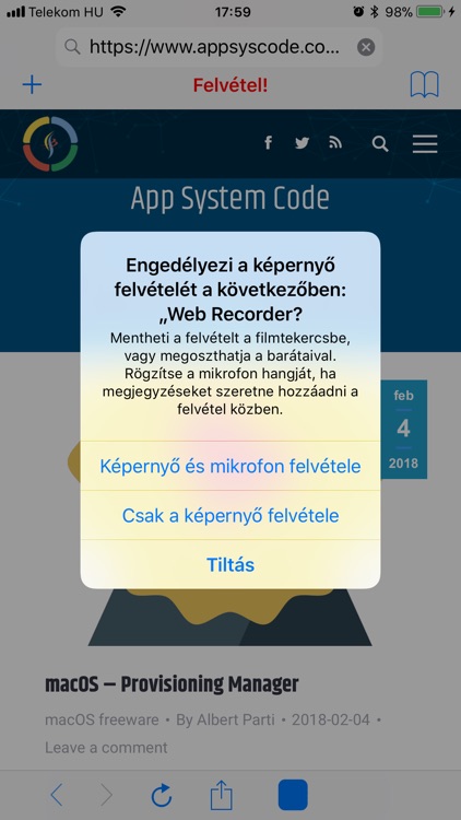 Web Page Recorder