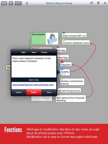 Mindjet Maps for iPad screenshot 3