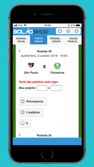 How to cancel & delete Bolão Show from iphone & ipad 4