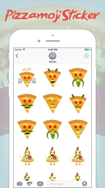 The Pizza Emoji Sticker