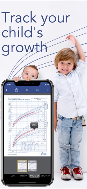 Growth: baby & child charts