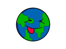 Lovely Earth Earthmoji Sticker