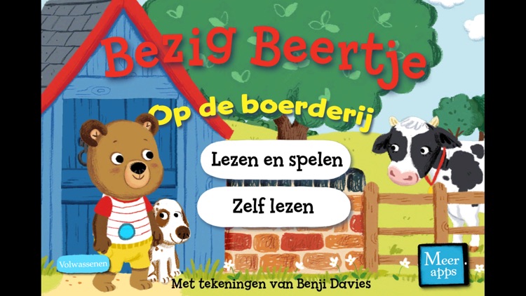 Bezig Beertje op de boerderij