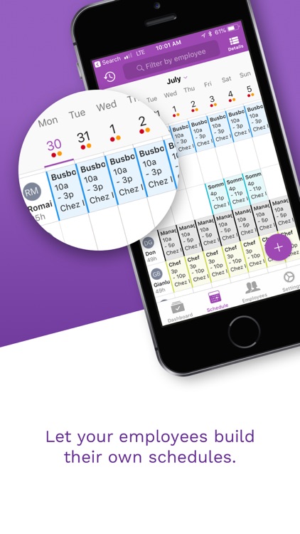 Voilà! - Employee Scheduling