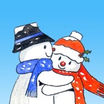 Christmas Snowman Stickers