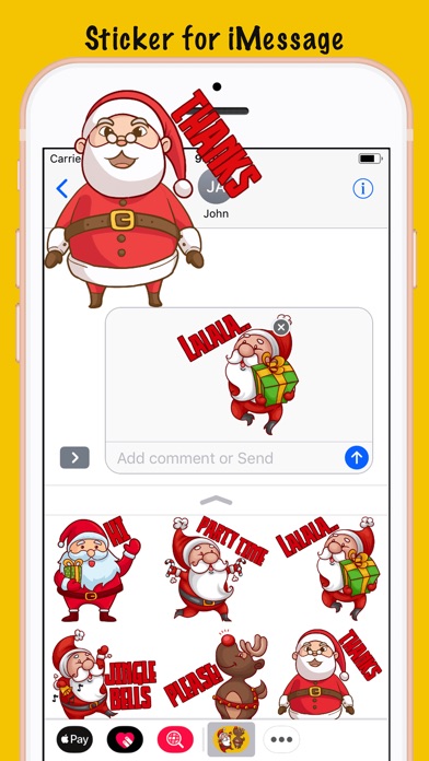 Santa Claus Hohoho Sticker screenshot 2