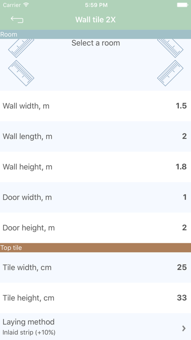 HutQA: Home Improvement Calculator Screenshot 2