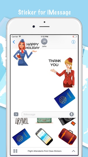 Flight Attendants First Class Stickers(圖2)-速報App