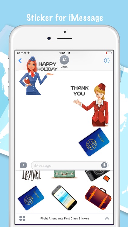 Flight Attendants First Class Stickers