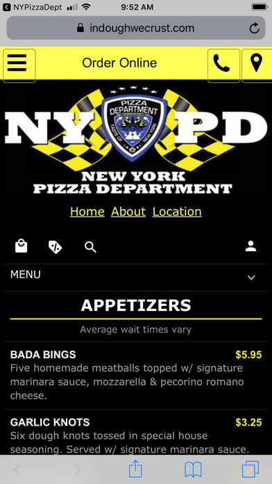 How to cancel & delete New York Pizza Department from iphone & ipad 4