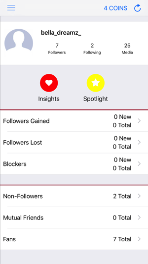 Followrs Insight for Instagram on the App Store - 300 x 533 png 37kB