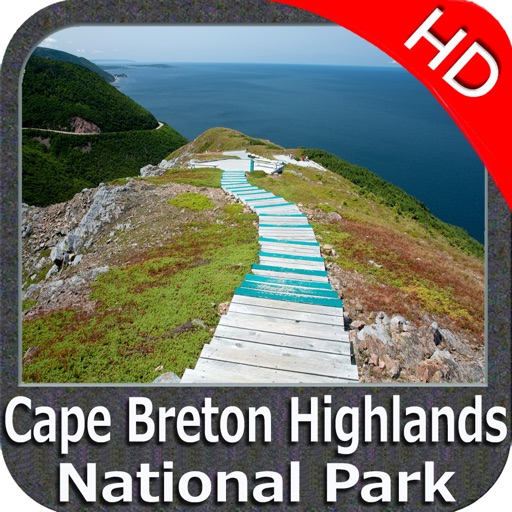 Cape Breton Highlands NP HD GPS charts Navigator