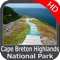 Cape Breton Highlands coverage resident in the app