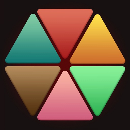 1010 Triangle Grid Fit Icon