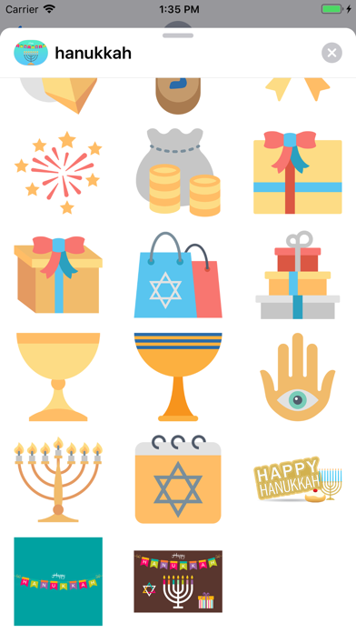 Hanukkah Chanukah Stickersのおすすめ画像2