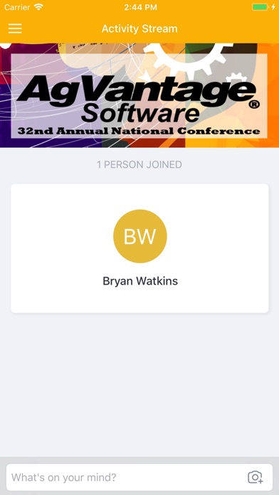 AgVantage 33rd User Conference screenshot 2