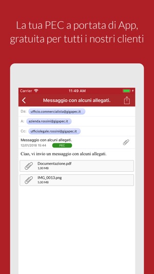 ALLEGATI PEC IPAD SCARICARE