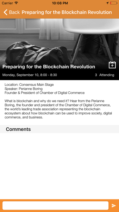 Blockchain Conference screenshot 2