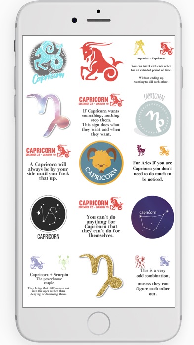 Capricorn Stickers Horoscope screenshot 3