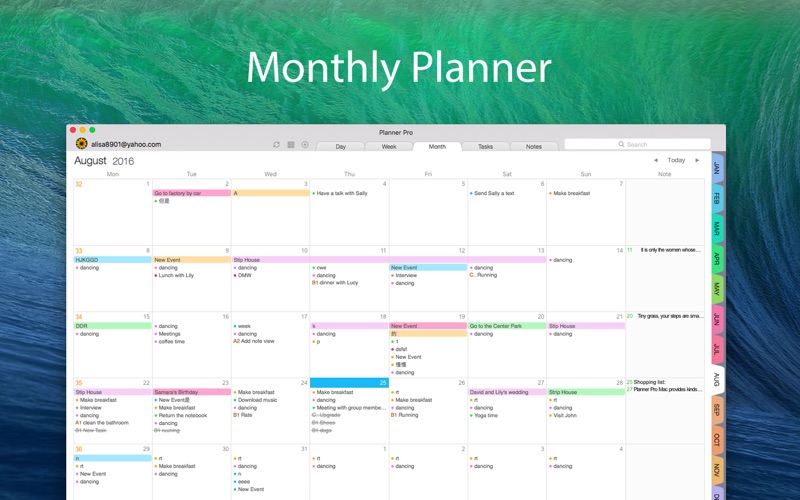Planner Pro Daily Calendar für Windows Pc 10/8/7 und Mac (Deutsch