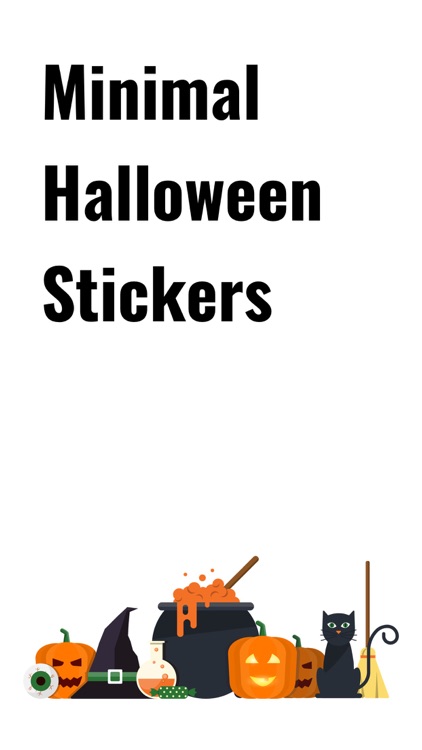 Minimal Halloween Stickers